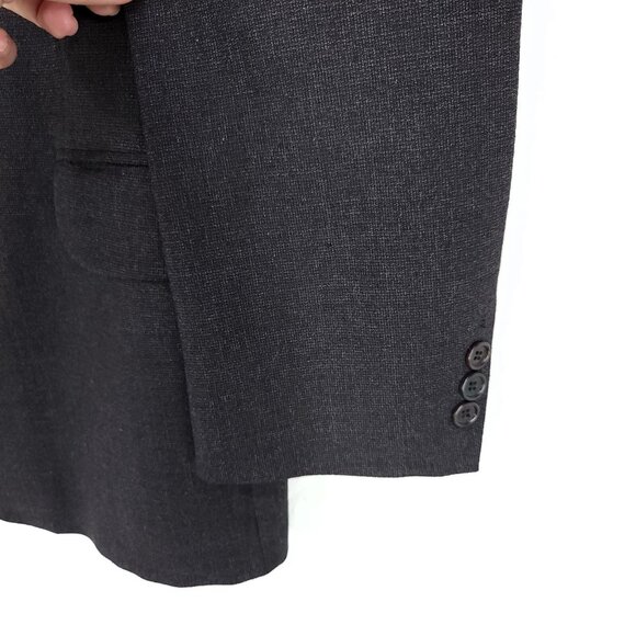 Brooks Brothers Blazer Suit Jacket Men 42 Gray 90% Wool Blend Made In Italy - Picture 6 of 15